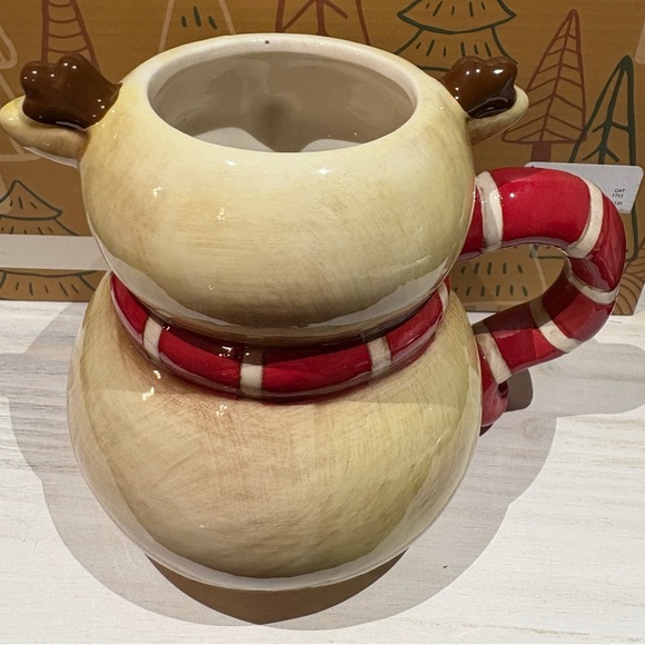 Joanna Parker Festive Reindeer Mug with Candy Cane Handle - Picture 3 of 3